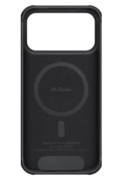 Aramid ProGuard iPhone 17 Pro MagSafe Uyumlu Kılıf Black Gray