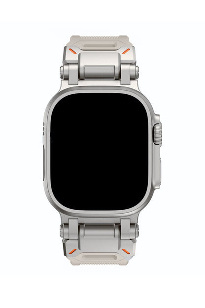 Apple Watch Uyumlu Defense Loop Silikon Kordon Argent