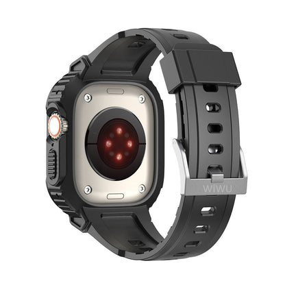 Armor Serisi 2‑in‑1 Apple Watch Ultra Koruyucu Silikon Kordon