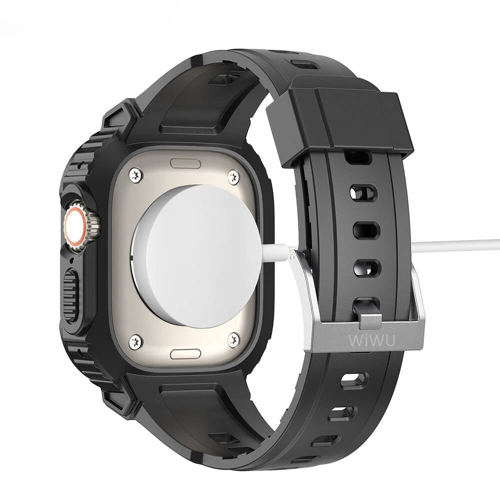 Armor Serisi 2‑in‑1 Apple Watch Ultra Koruyucu Silikon Kordon