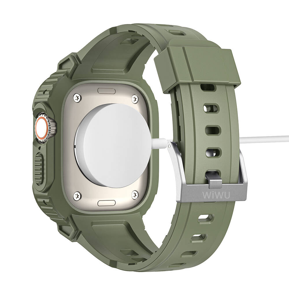 Armor Serisi 2‑in‑1 Apple Watch Ultra Koruyucu Silikon Kordon