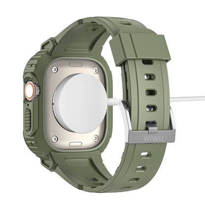 Armor Serisi 2‑in‑1 Apple Watch Ultra Koruyucu Silikon Kordon