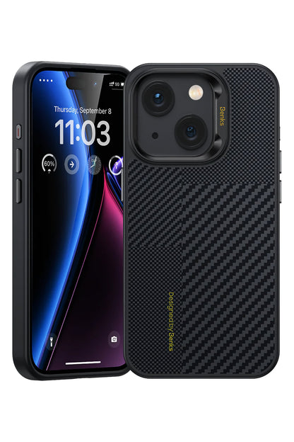 Benks Montage Hybrid Armor Pro Kevlar iPhone 15 Magsafe Uyumlu Kevlar Kılıf