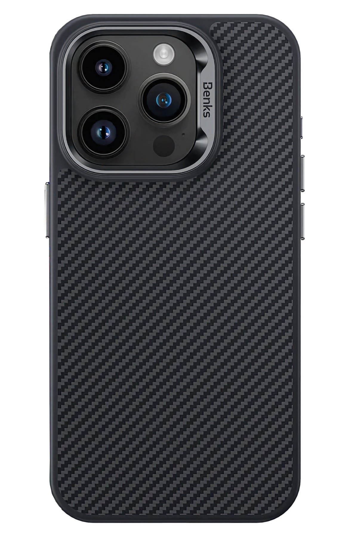 Benks Armor Pro Kevlar Fiber Magsafe iPhone 15 Pro Max Uyumlu Silikon Kılıf