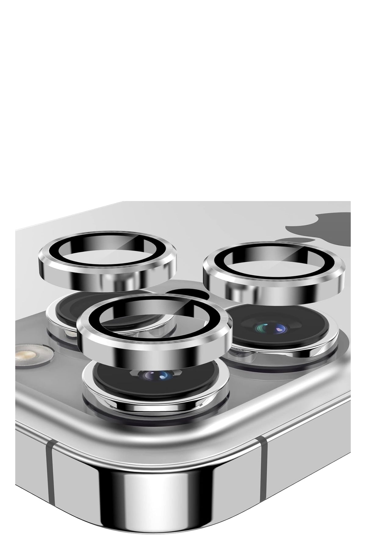 Bikordon Safir iPhone 15 Serisi için Lens Koruyucu