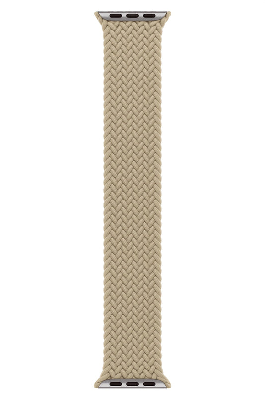 Apple Watch Uyumlu Örgü Loop Kordon Beige