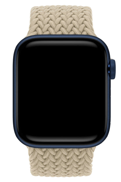 Apple Watch Uyumlu Örgü Loop Kordon Beige
