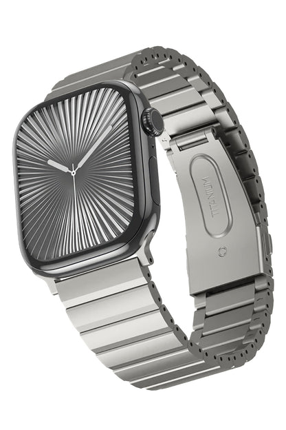 Benks Aero Titan Apple Watch Uyumlu Titanyum Kordon Gri