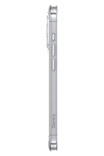 Benks Apple iPhone 15 Pro Max Magsafe Uyumlu Lucent Pro Şeffaf Kılıf