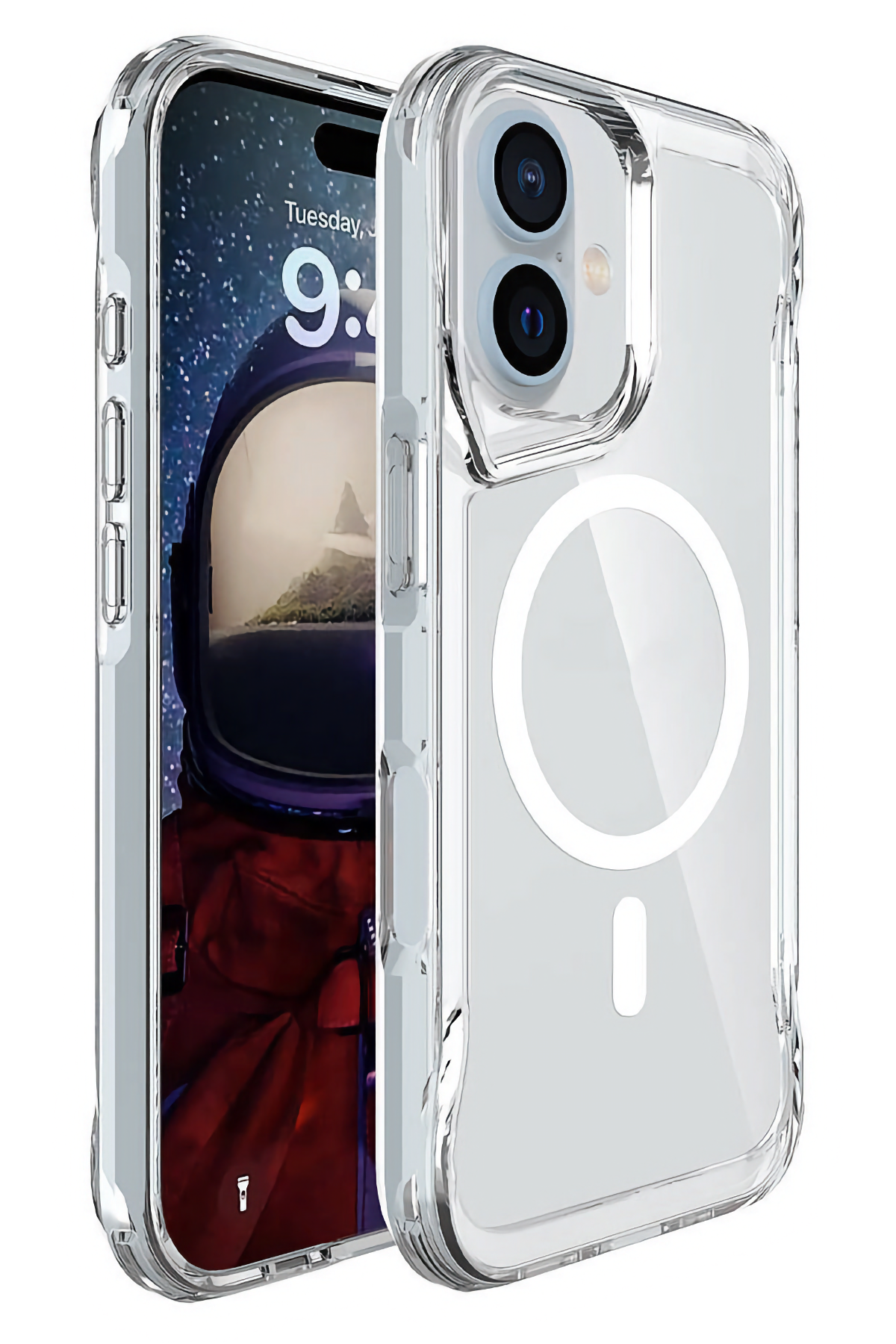 Artoncase Apple iPhone 16 Magsafe Uyumlu Shield Şeffaf Kılıf