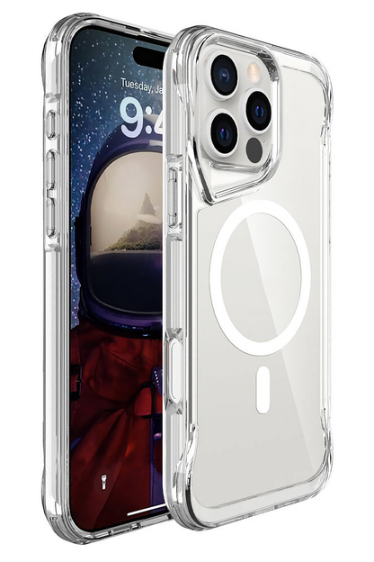 Artoncase Apple iPhone 16 Pro Magsafe Uyumlu Shield Şeffaf Kılıf