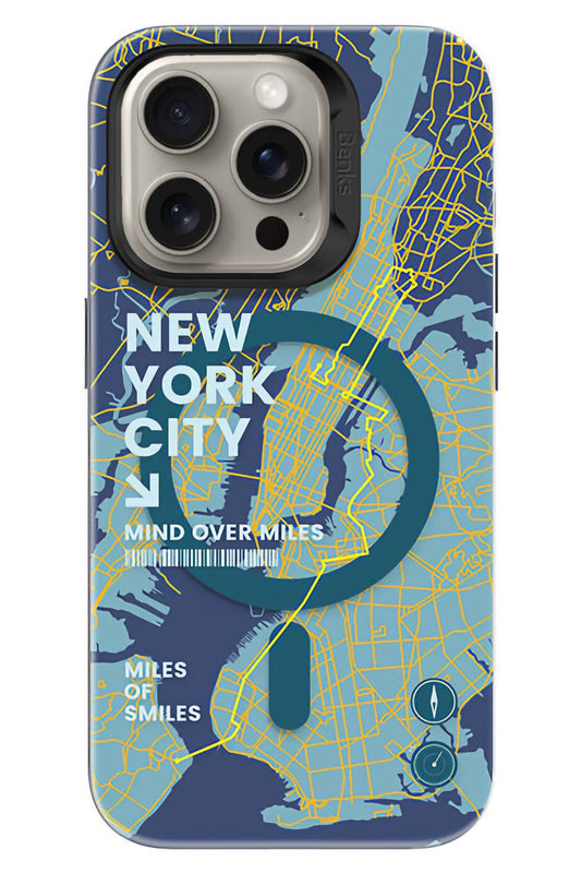 Benks City iPhone 15 Pro MagSafe Uyumlu Kılıf Mavi