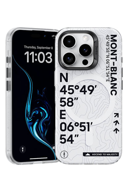 Benks Summit iPhone 16 Pro Max Magsafe Uyumlu Kılıf Beyaz