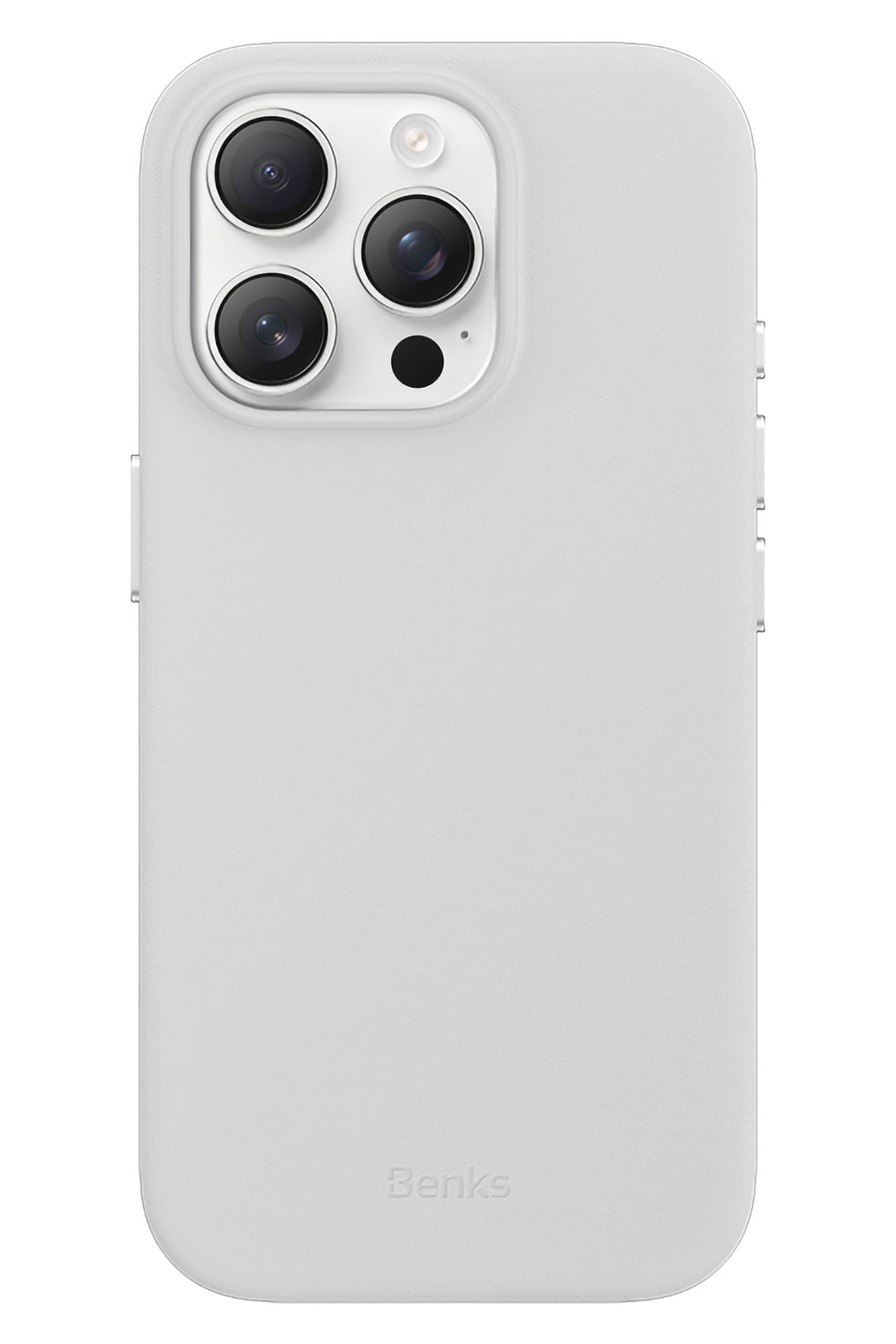 Benks VitaPro iPhone 16 Pro Max Magsafe uyumlu PU Deri Kılıf Beyaz