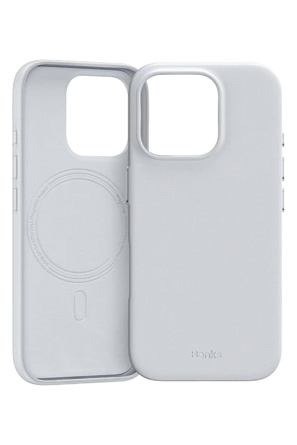 Benks VitaPro iPhone 16 Pro Max Magsafe uyumlu PU Deri Kılıf Beyaz