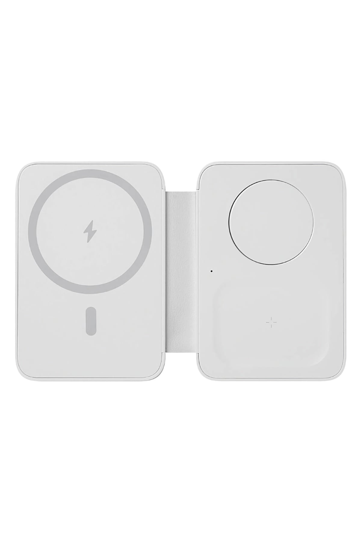 Benks W12-01 15W 3in1 Katlanabilir Magnetik Kablosuz Şarj Standı Beyaz