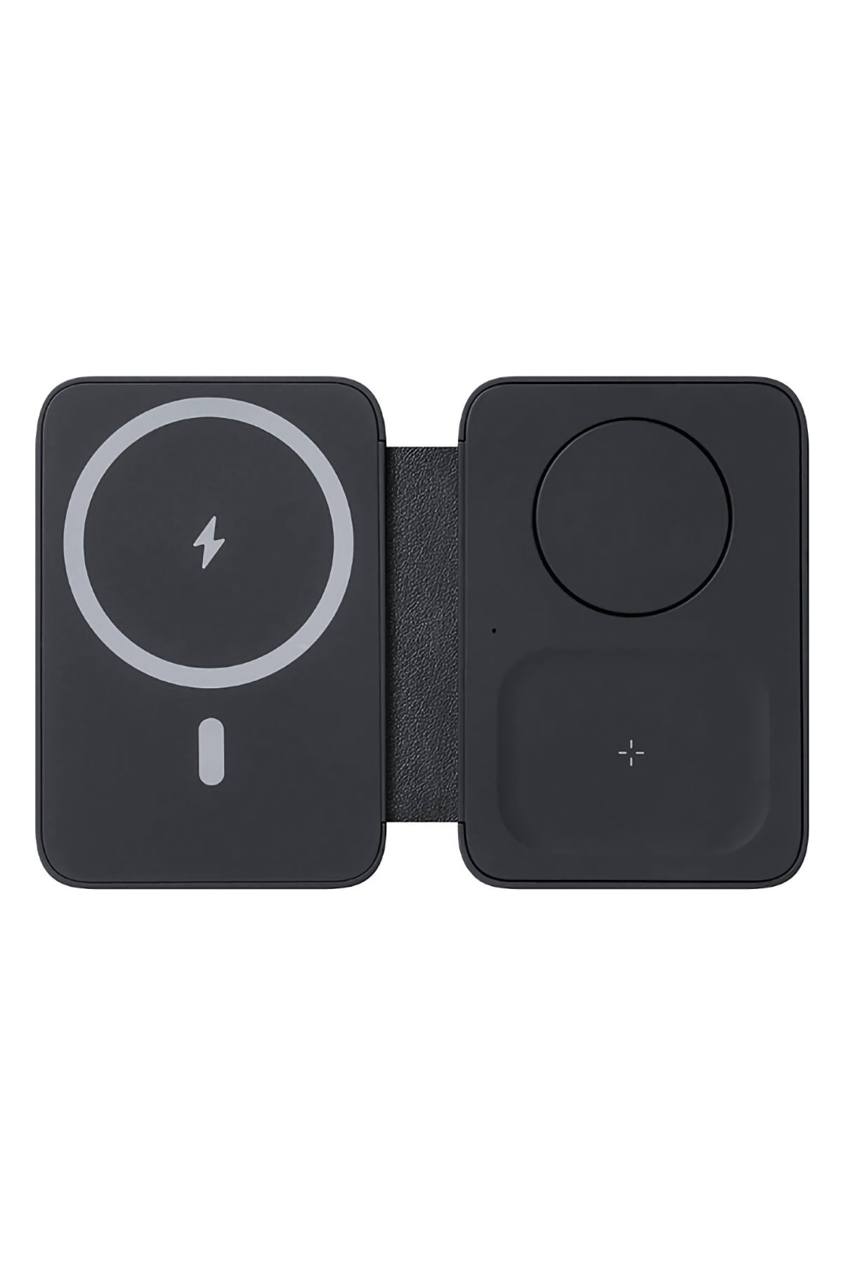Benks W12-01 15W 3in1 Katlanabilir Magnetik Kablosuz Şarj Standı Siyah