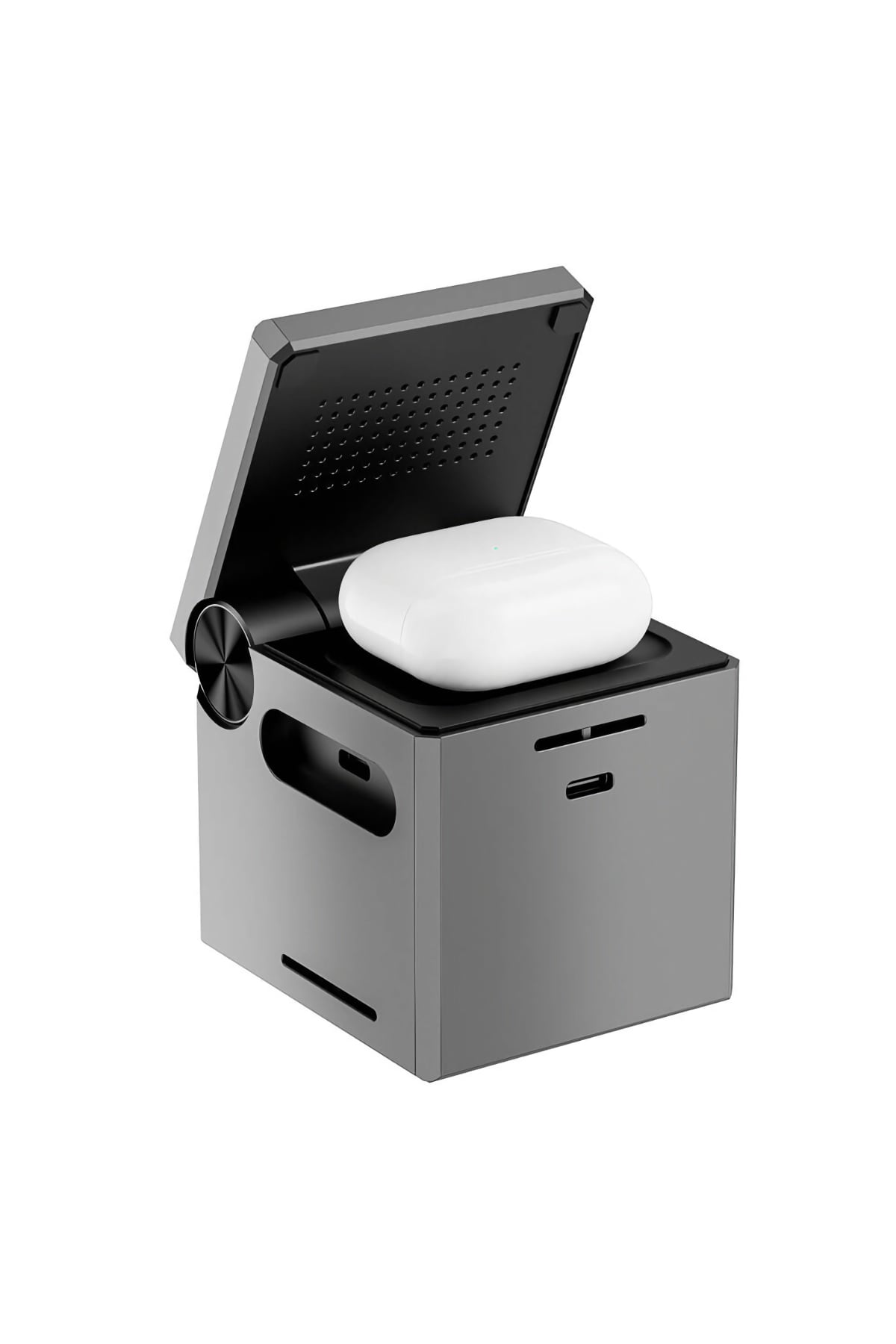 Wiwu Wi-W030 Small Square 3in1 Küp Magnetik Kablosuz Şarj Standı