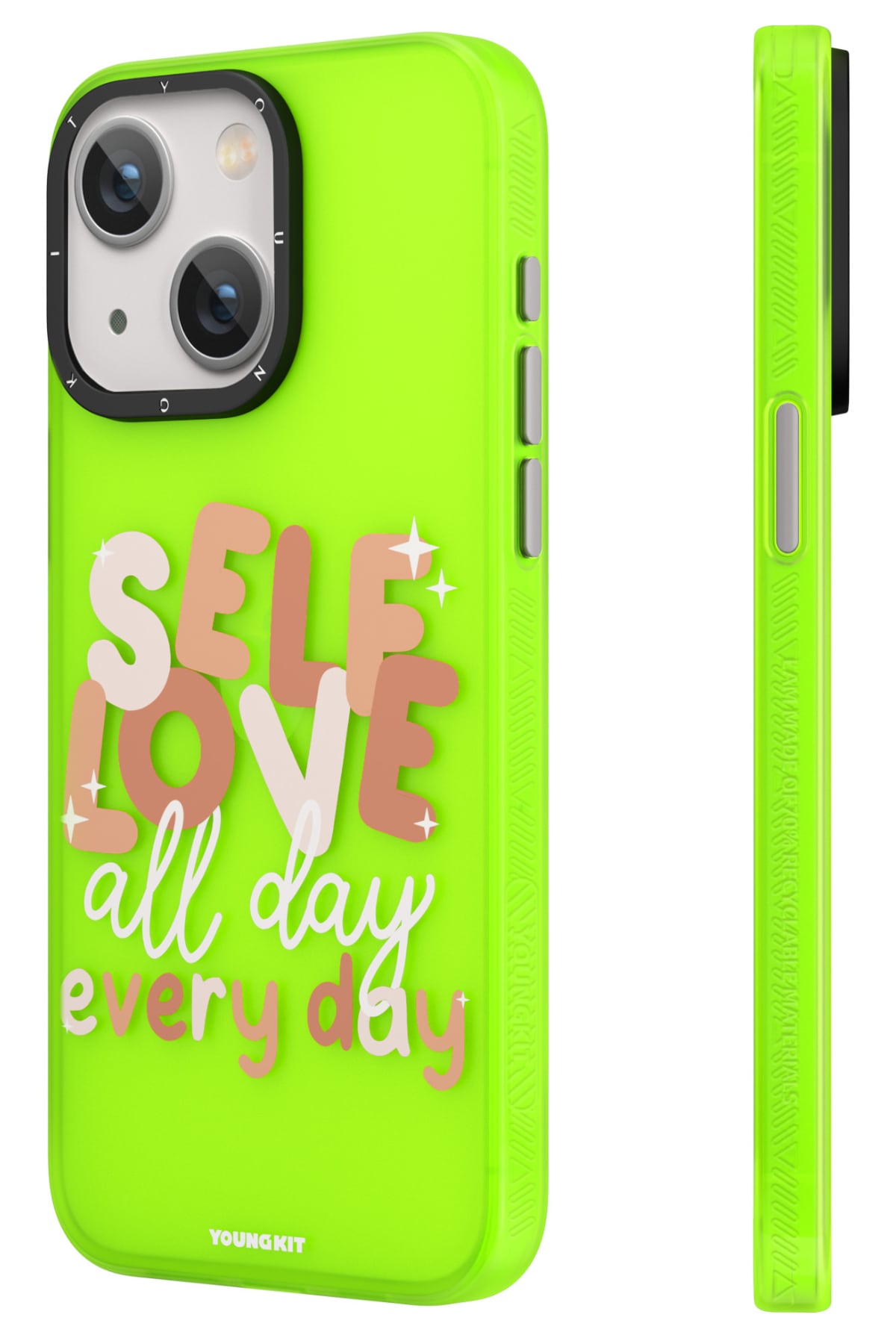 Youngkit Sweet Language Bethany Green Tasarımlı iPhone 13 / 14 uyumlu Kılıf Yeşil