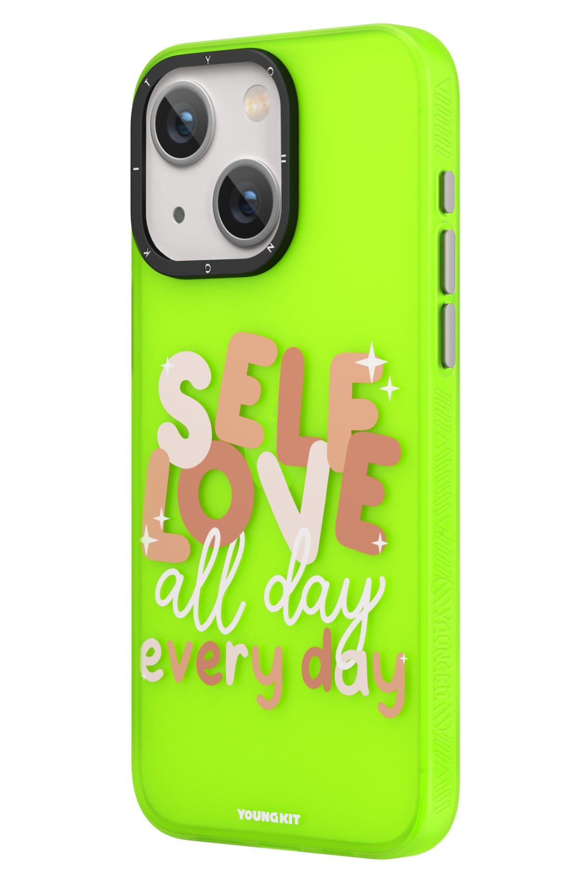 Youngkit Sweet Language Bethany Green Tasarımlı iPhone 15 Plus uyumlu Kılıf Yeşil