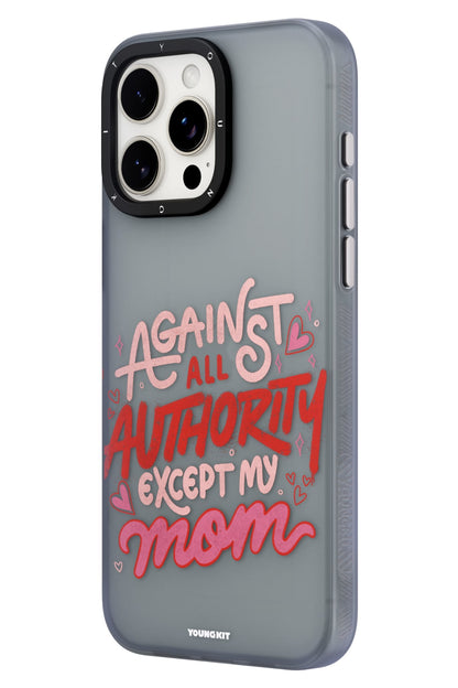 Youngkit Sweet Language Bethany Green Tasarımlı iPhone 15 Pro Max uyumlu Kılıf Gri