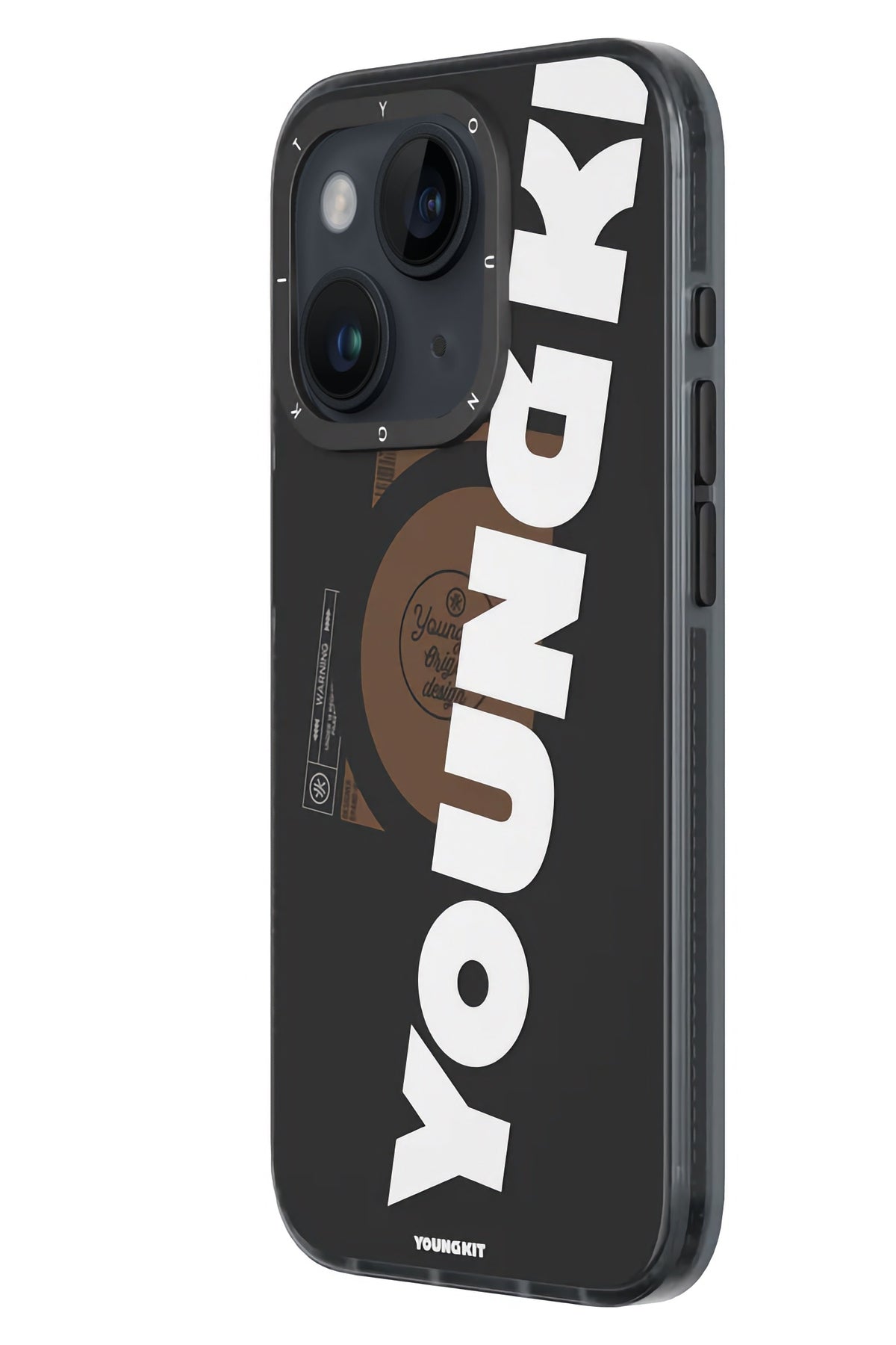 Youngkit Binfen iPhone 15 Magsafe Uyumlu Siyah Kılıf