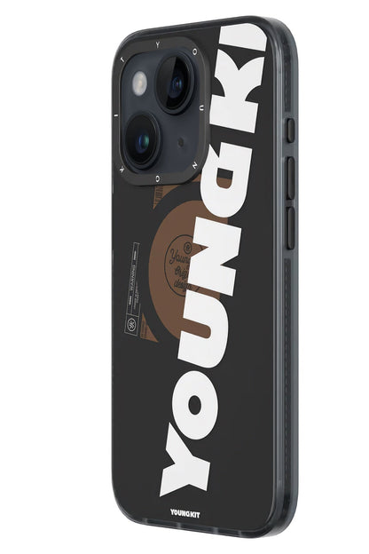 Youngkit Binfen iPhone 15 Magsafe Uyumlu Siyah Kılıf