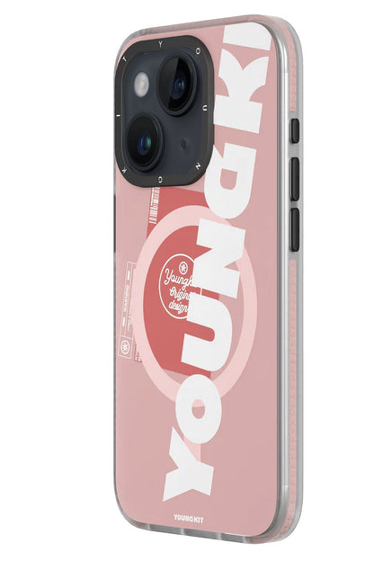 Youngkit Binfen iPhone 15 Magsafe Uyumlu Pembe Kılıf