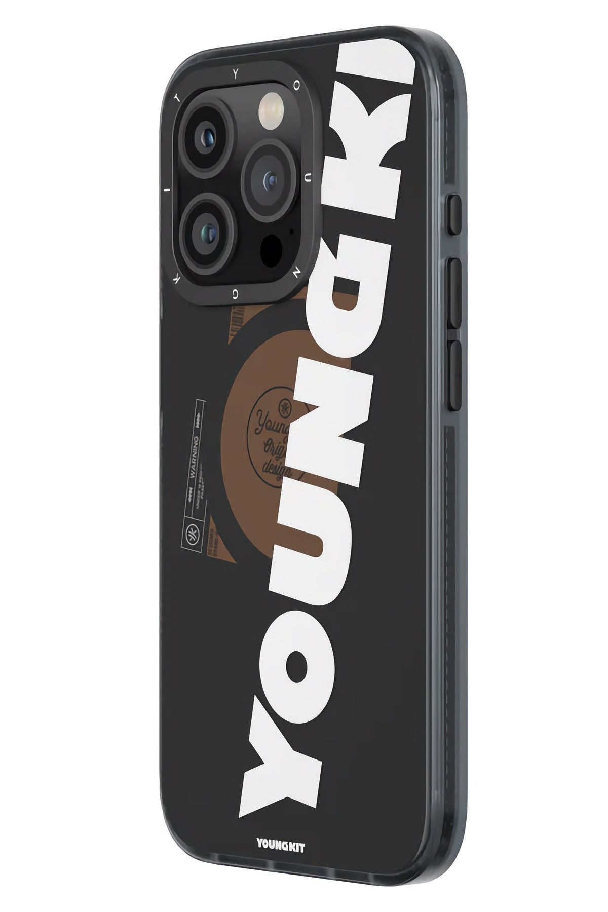 Youngkit Binfen iPhone 15 Pro Magsafe Uyumlu Siyah Kılıf