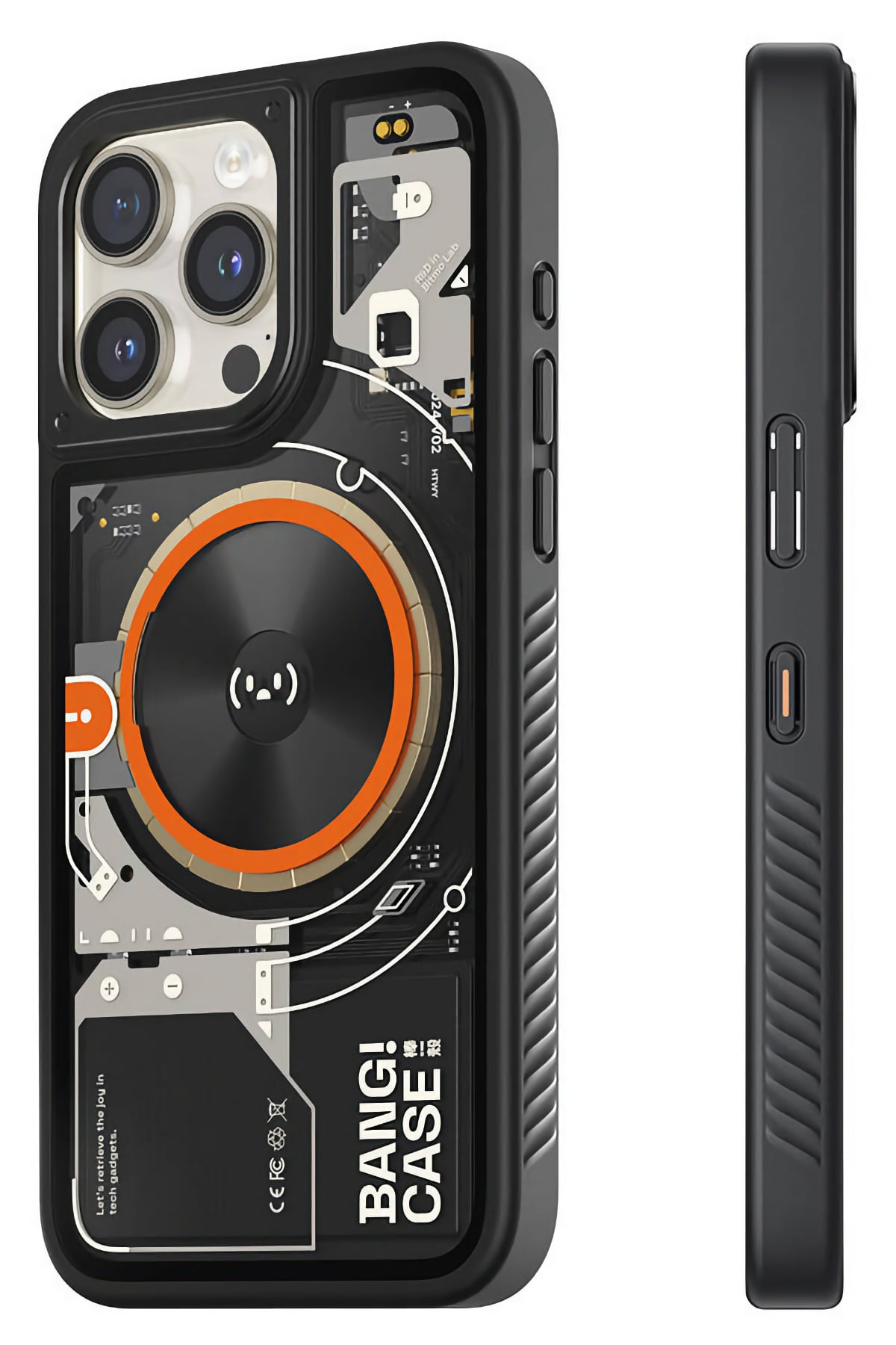 Bitmo Lab Bangcase iPhone 14 Pro Kılıf 3 Fonksiyonlu Bang Buton