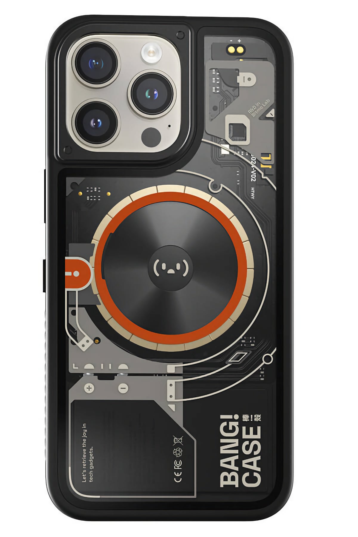 Bitmo Lab Bangcase iPhone 14 Pro Kılıf 3 Fonksiyonlu Bang Buton