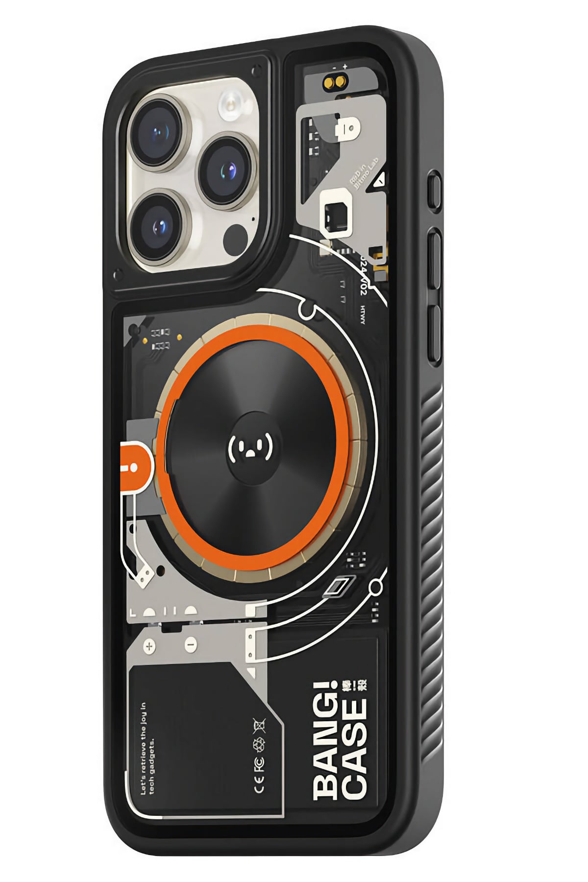 Bitmo Lab Bangcase iPhone 14 Pro Kılıf 3 Fonksiyonlu Bang Buton