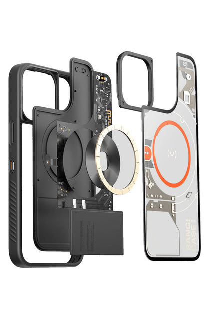 Bitmo Lab Bangcase iPhone 14 Pro Kılıf 3 Fonksiyonlu Bang Buton