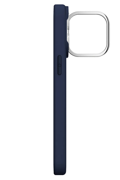 Youngkit Bitty Cream iPhone 15 Pro Max Magsafe Uyumlu Standlı Silikon Kılıf Mavi