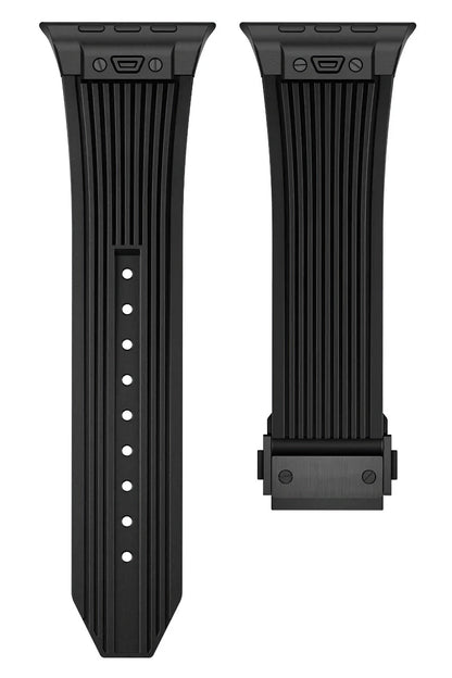 Apple Watch Uyumlu Streamlined Silikon Kordon Black Olido