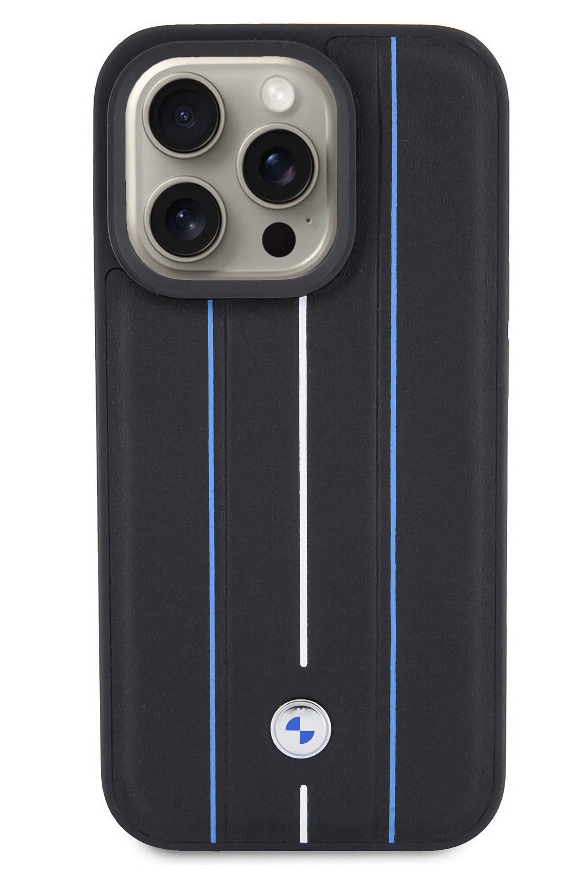 Apple iPhone 15 Pro uyumlu BMW Blue Lines Kılıf