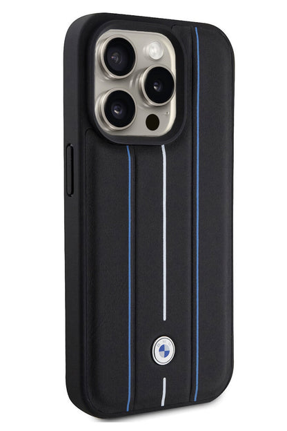 Apple iPhone 15 Pro uyumlu BMW Blue Lines Kılıf