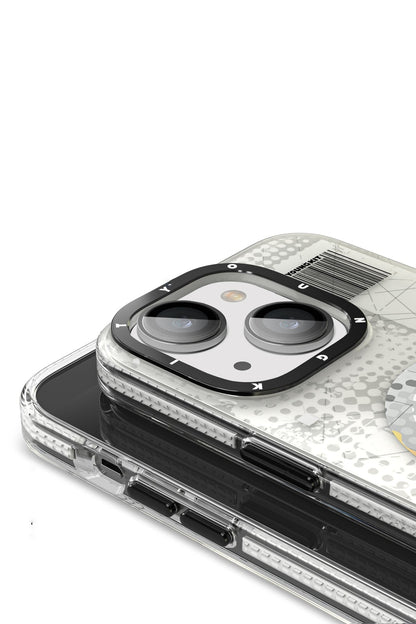 Youngkit Kamuflaj iPhone 14 Magsafe Beyaz Kılıf