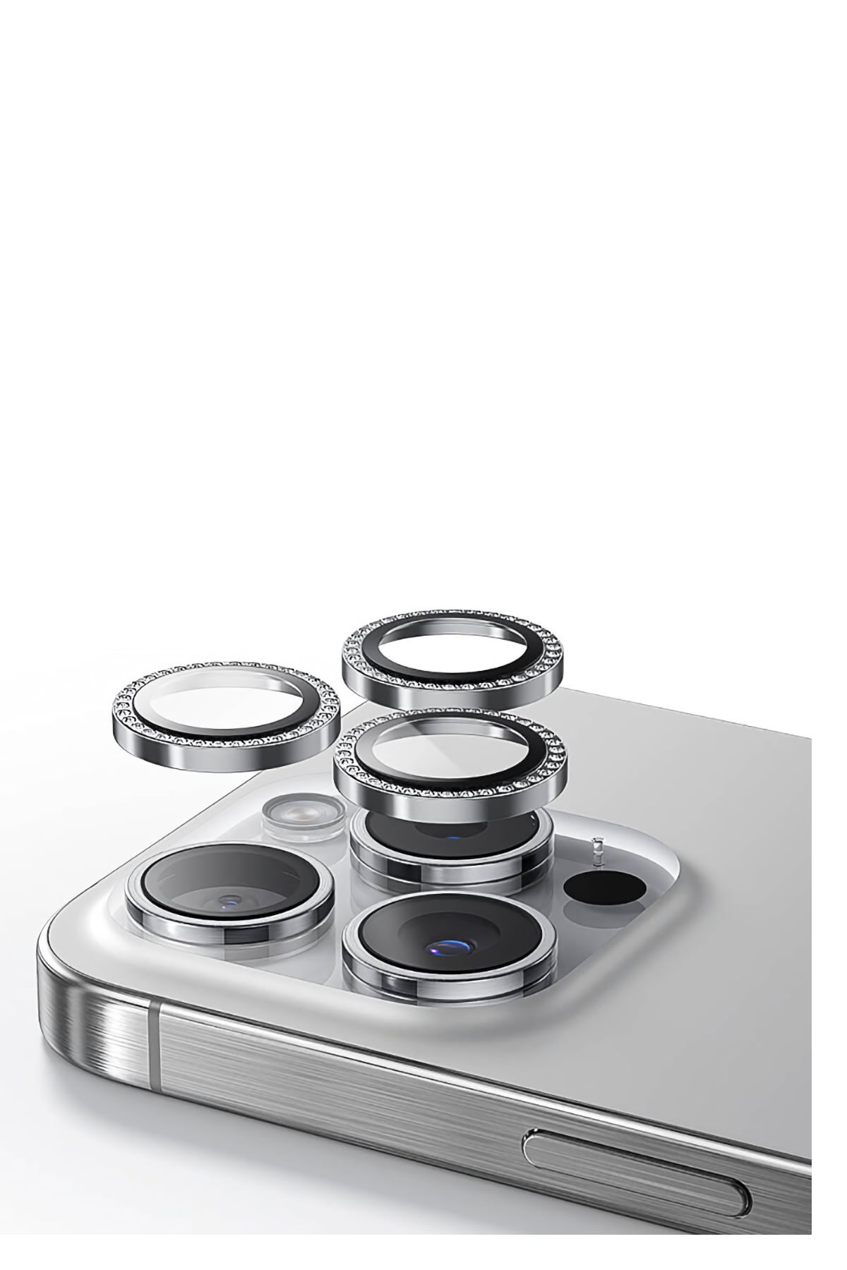 Casebang Gem iPhone 15 Serisi Kamera Lens Koruyucu