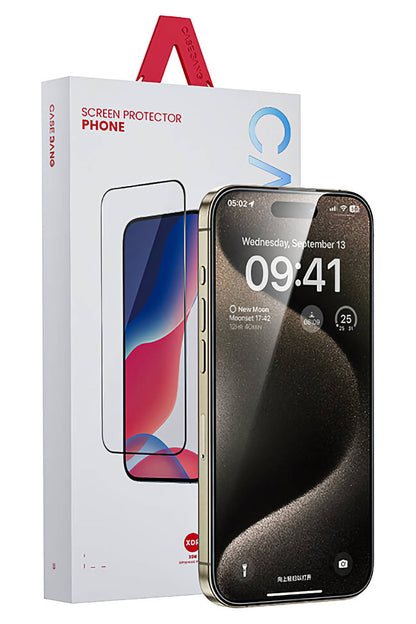 Casebang iPhone 15 Serisi Clear HD Ekran Koruyucu Kolay Uygulama Aparatlı