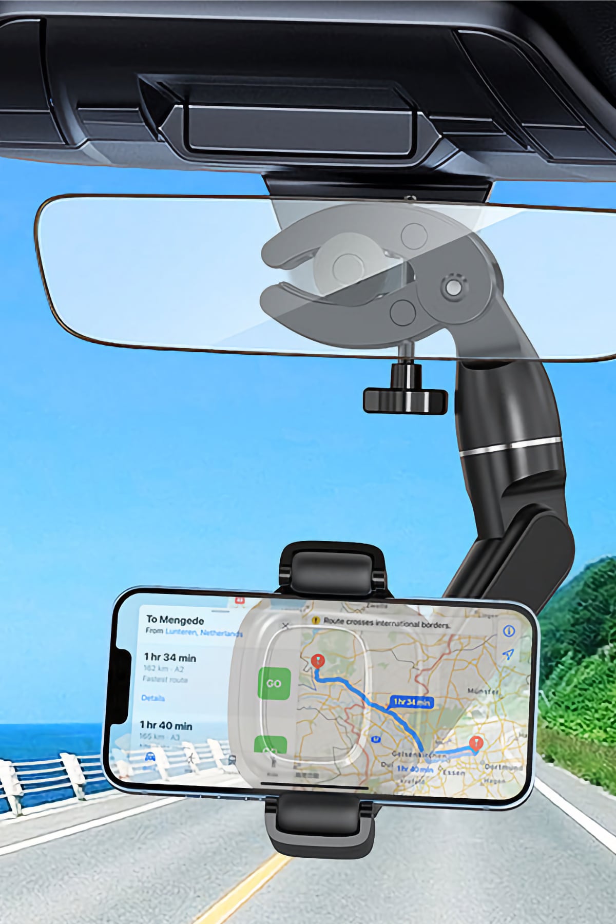 Wiwu CH-039 Araç İçi Dİkiz Ayna Telefon Tutucu