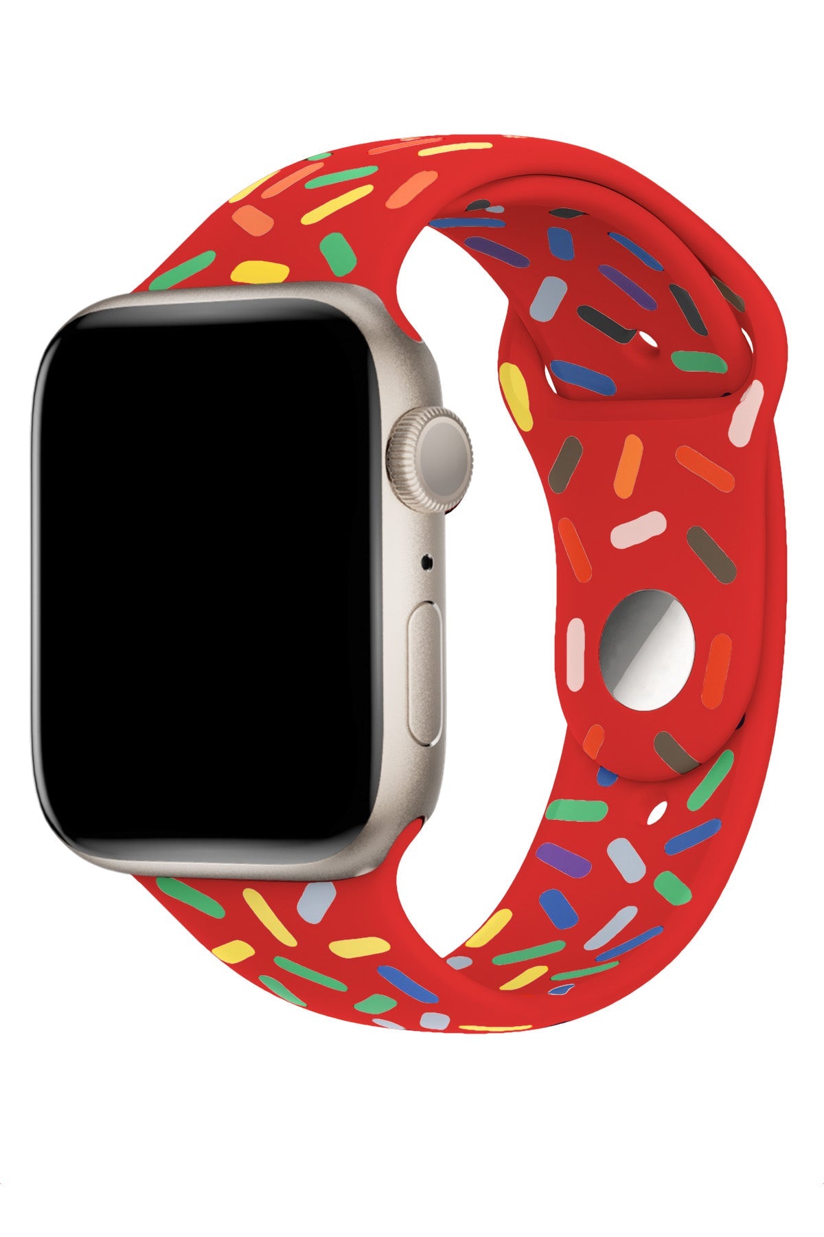 Apple Watch Uyumlu Silikon Spor Kordon Cherry