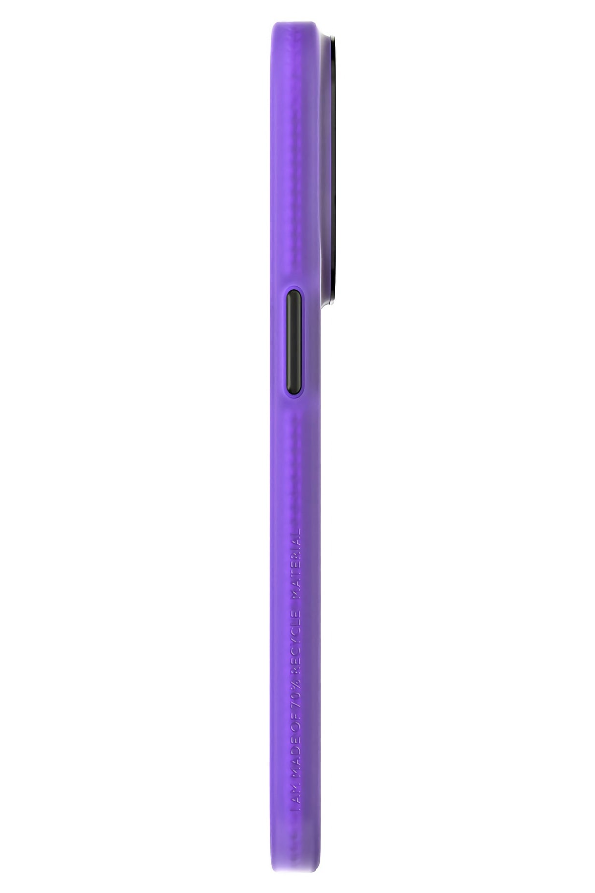 Youngkit Colored Sand iPhone 14 Pro uyumlu Magsafe Buzlu Mor Kılıf