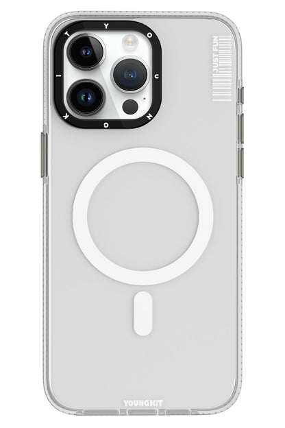 Youngkit Crystal Colored iPhone 15 Pro uyumlu Magsafe Şeffaf Kılıf