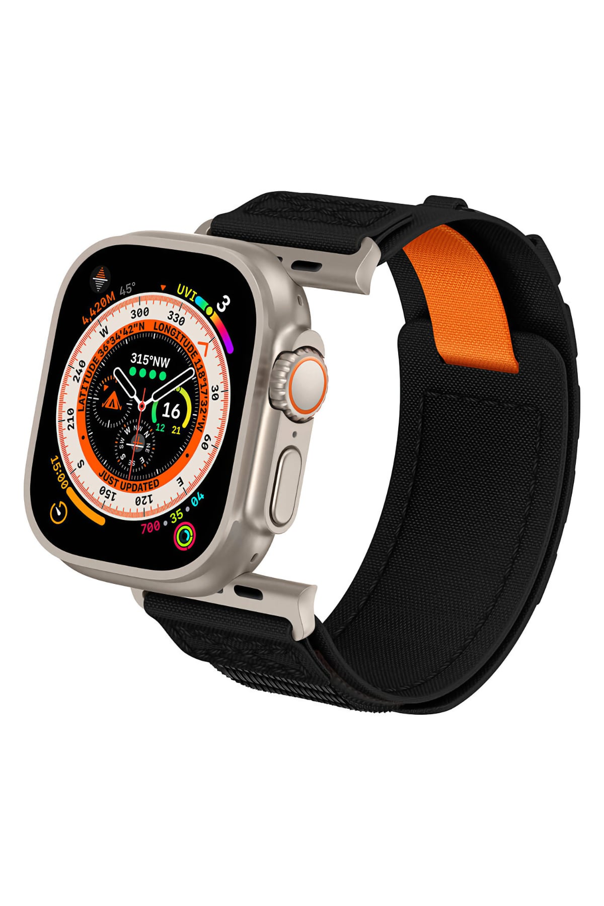 Apple Watch Uyumlu Tactical Loop Kordon Darker
