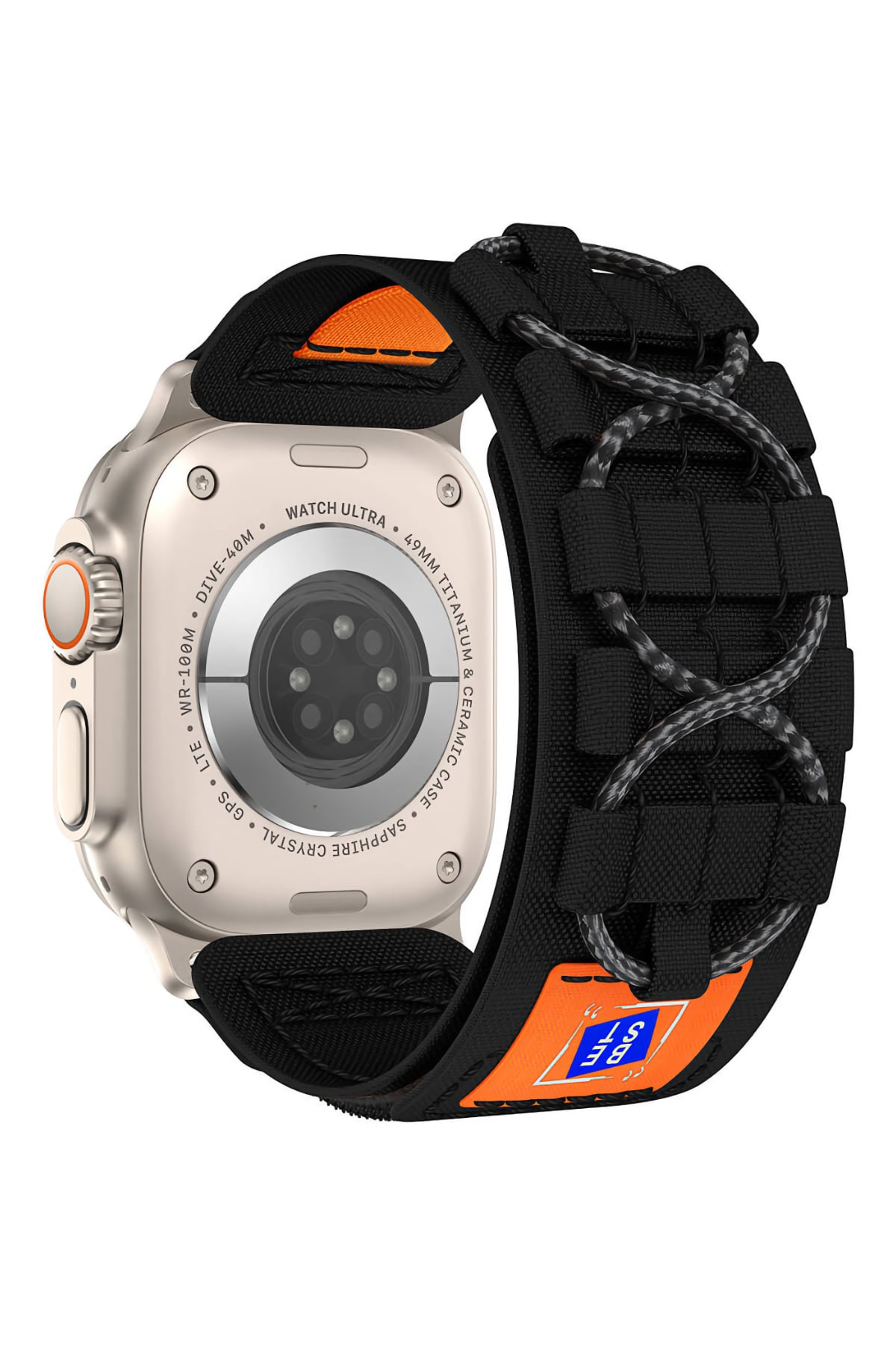 Apple Watch Uyumlu Tactical Loop Kordon Darker