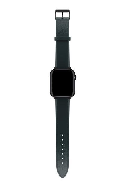 Apple Watch Uyumlu Saffiano Deri Kordon Denim