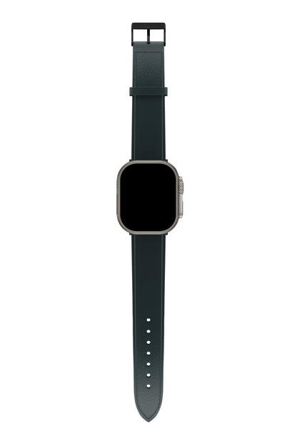 Apple Watch Uyumlu Saffiano Deri Kordon Denim