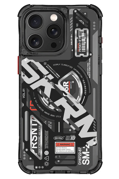 SkinArma iPhone 15 Pro Magsafe Uyumlu Ekho Kılıf Siyah