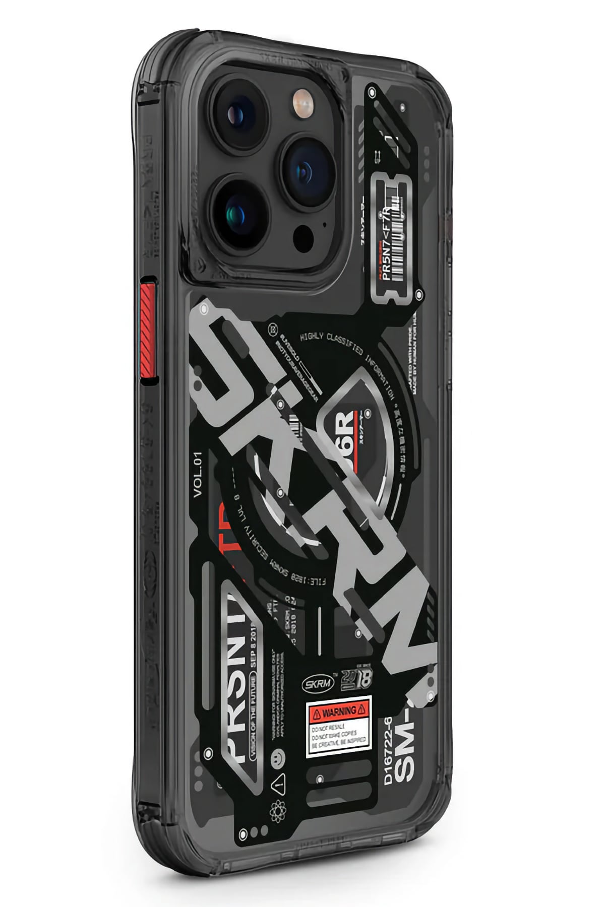 SkinArma iPhone 15 Pro Max Magsafe Uyumlu Ekho Kılıf Siyah